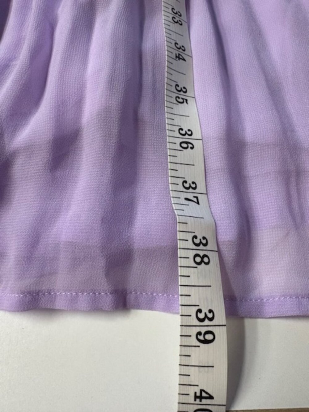 NWOT Lulus Cocktail/event dress sunburst pleats lavender chiffon never worn sz S - Picture 6 of 16